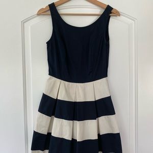 Banana Republic Navy and White Dress